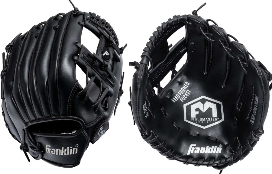 Baseball Gloves * | Franklin 11" Youth Field Master Series Glove For Unisex Black