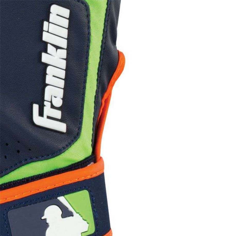 Batting Gloves * | Franklin Youth Shok-Sorb Neo Series Batting Gloves For Boys' Grey/Orange