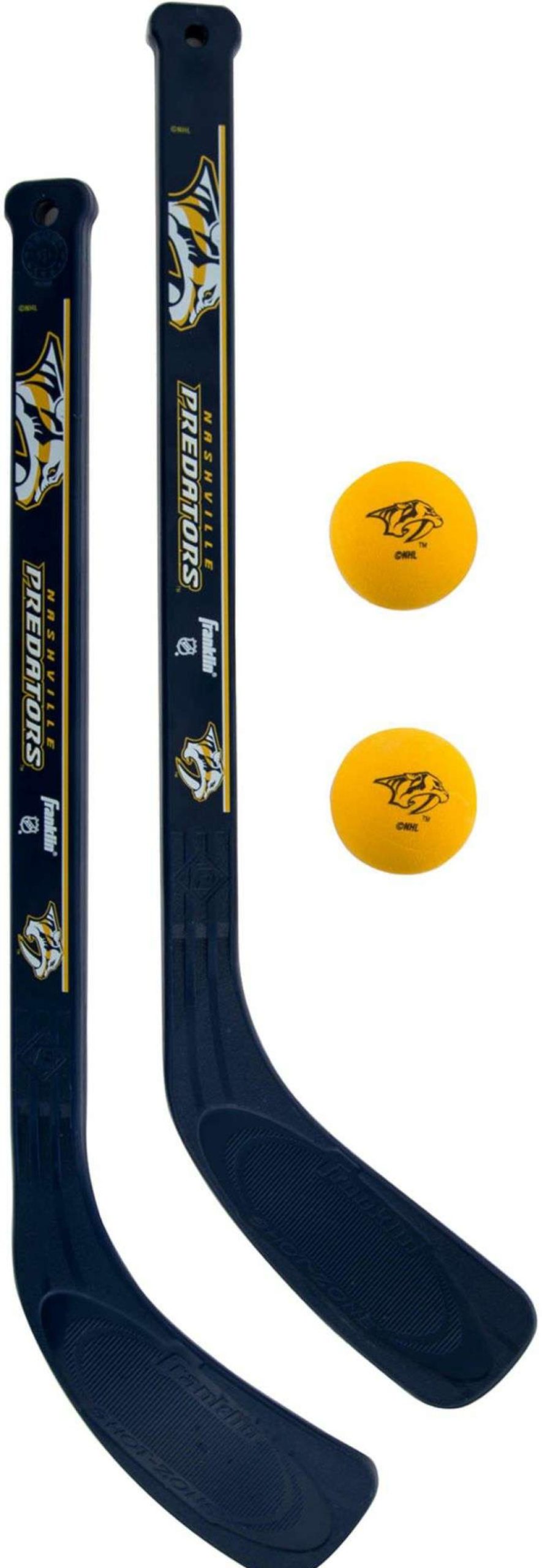 Mini HocNew Sets * | Franklin Nashville Predators Mini Stick Set For Unisex