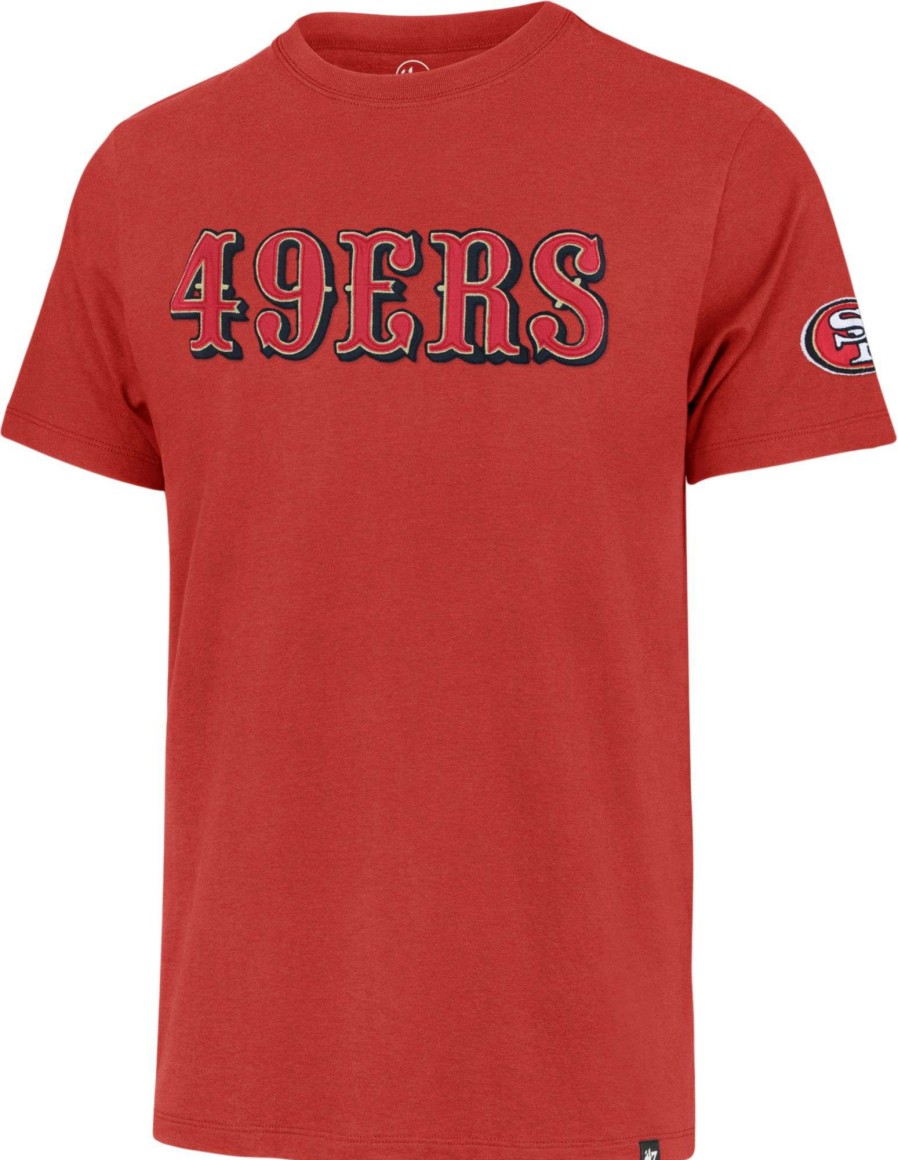 Shirts * | 47 Men'S San Francisco 49Ers Franklin Fieldhouse Red T-Shirt