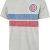 Shirts * | 47 Men'S Chicago Cubs Gray Bars Franklin T-Shirt