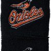 Body Bands * | Franklin Baltimore Orioles Embroidered Wristbands For Unisex