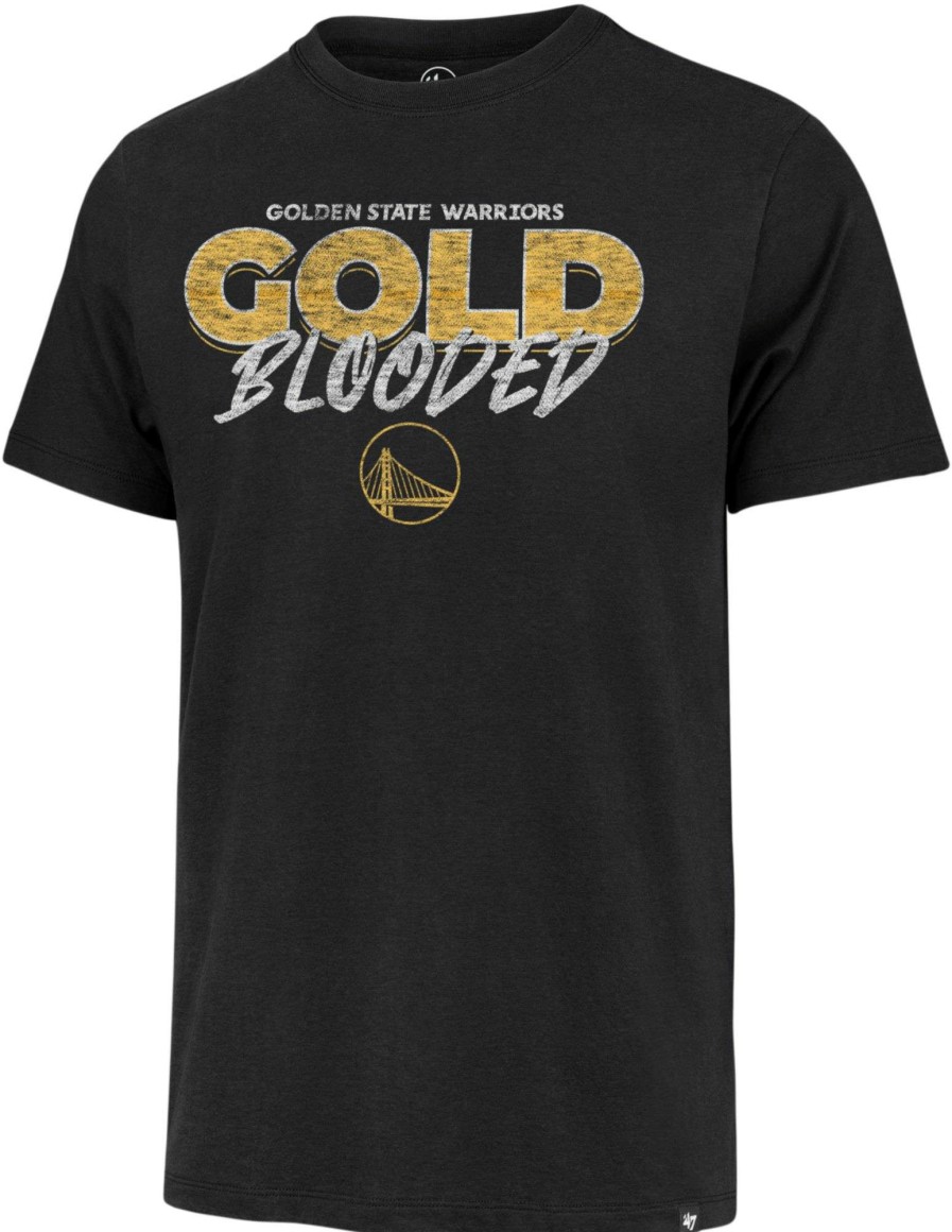 Shirts * | 47 '47 Men'S Golden State Warriors Black Franklin T-Shirt For Women