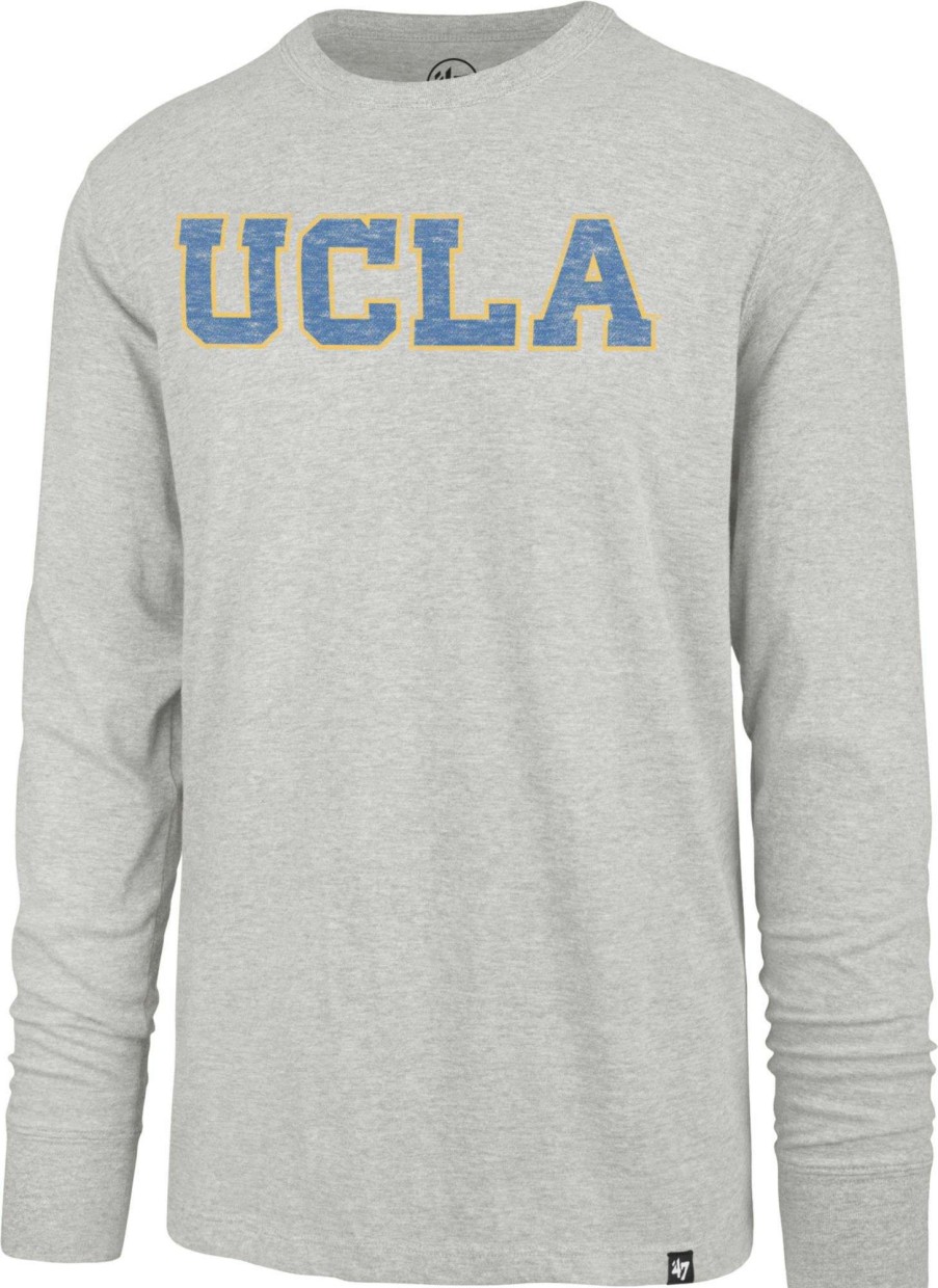 Shirts * | 47 '47 Men'S Ucla Bruins Grey Franklin Long Sleeve T-Shirt