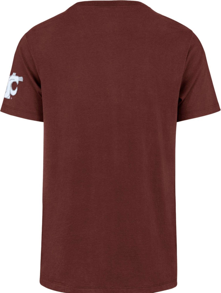 Shirts * | 47 '47 Men'S Washington State Cougars Red Franklin Fieldhouse T-Shirt