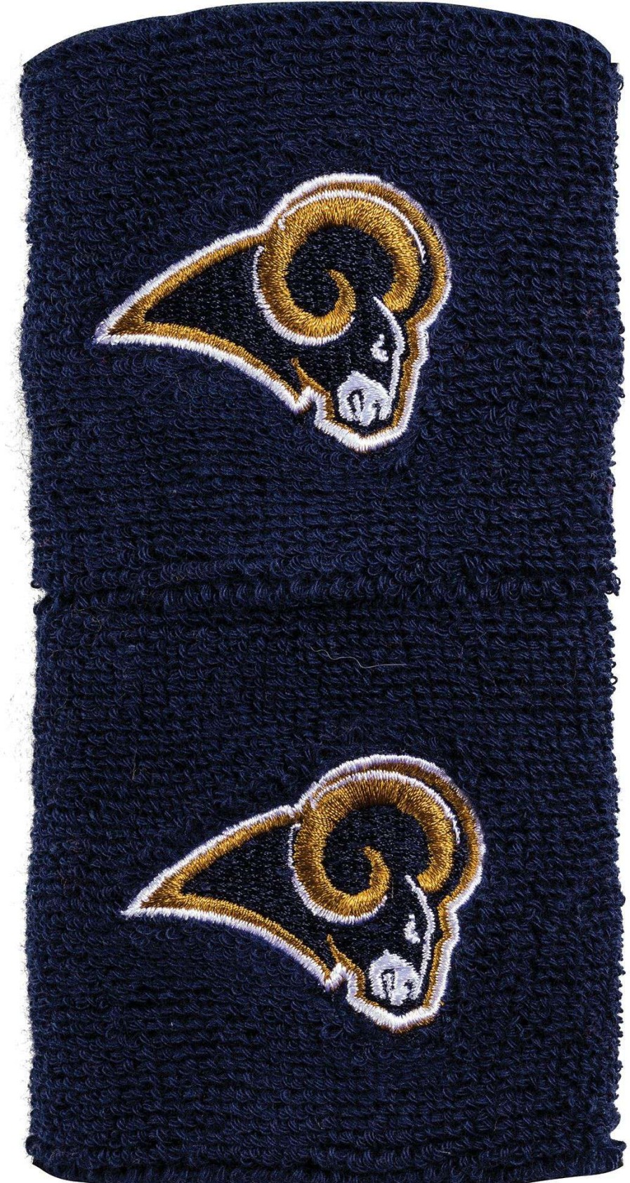 Body Bands * | Franklin Los Angeles Rams Embroidered Wristbands For Unisex