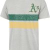 Shirts * | 47 Men'S Oakland Athletics Gray Bars Franklin T-Shirt