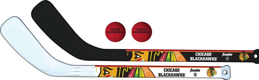 Mini HocBest Sets * | Franklin Chicago Blackhawks Mini Stick Set For Unisex