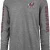 Shirts * | 47 '47 Men'S Georgia Bulldogs Grey Triple Threat Franklin Long Sleeve T-Shirt