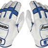 Batting Gloves * | Franklin Adult Cfx Pro Series Batting Gloves For Men Royal/White