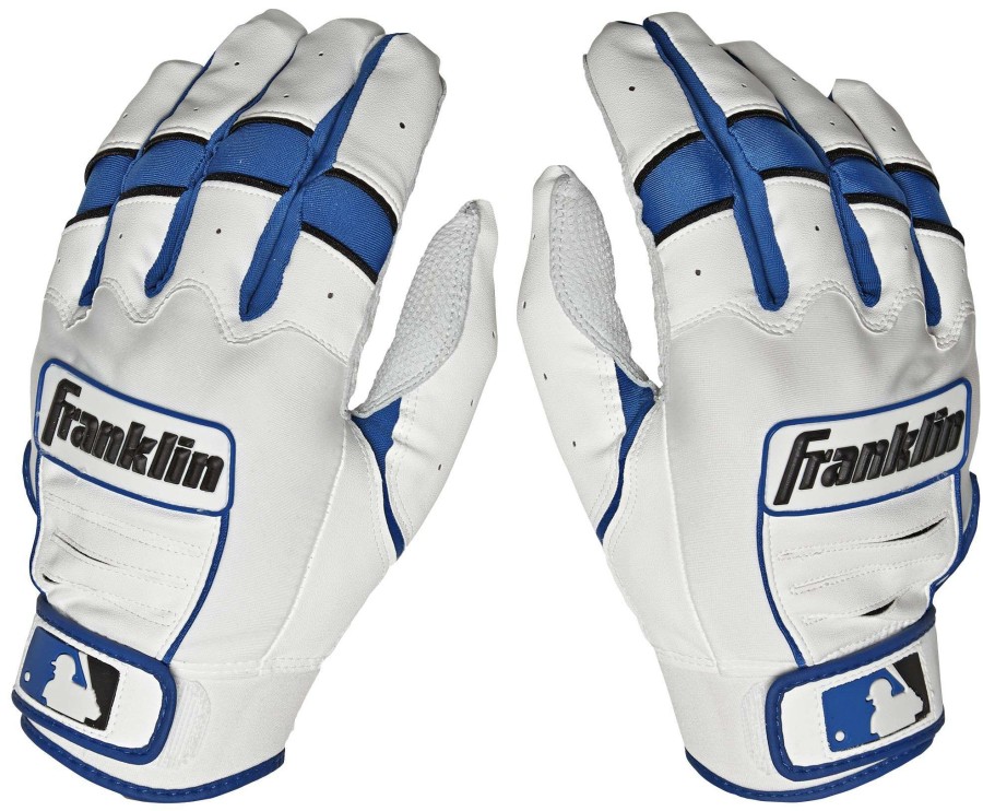 Batting Gloves * | Franklin Adult Cfx Pro Series Batting Gloves For Men Royal/White