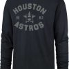 Shirts * | 47 Men'S Houston Astros Blue Franklin Long Sleeve Shirt