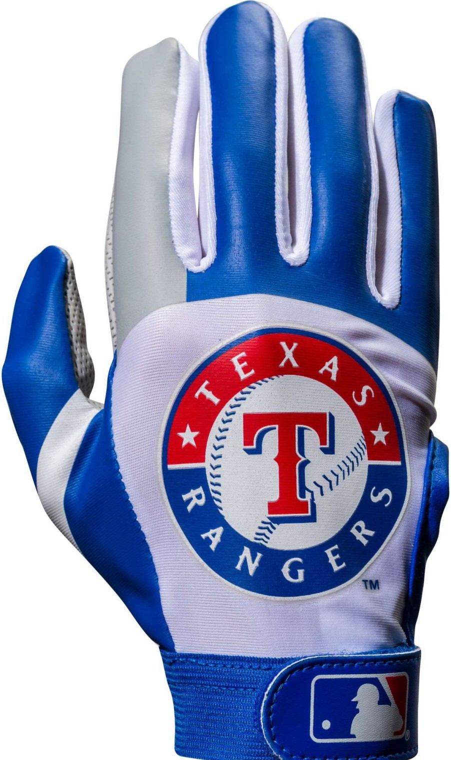 Gloves * | Franklin Texas Rangers Youth Batting Gloves For Men