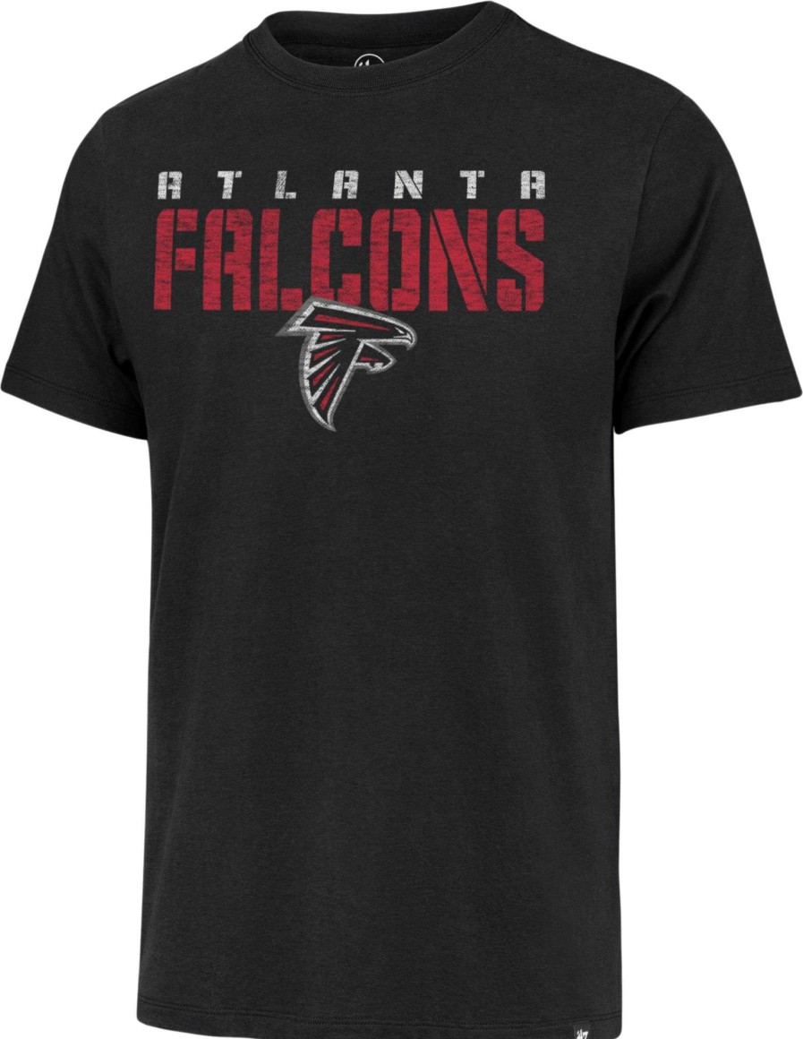 Shirts * | 47 Men'S Atlanta Falcons Black Stripe Franklin T-Shirt