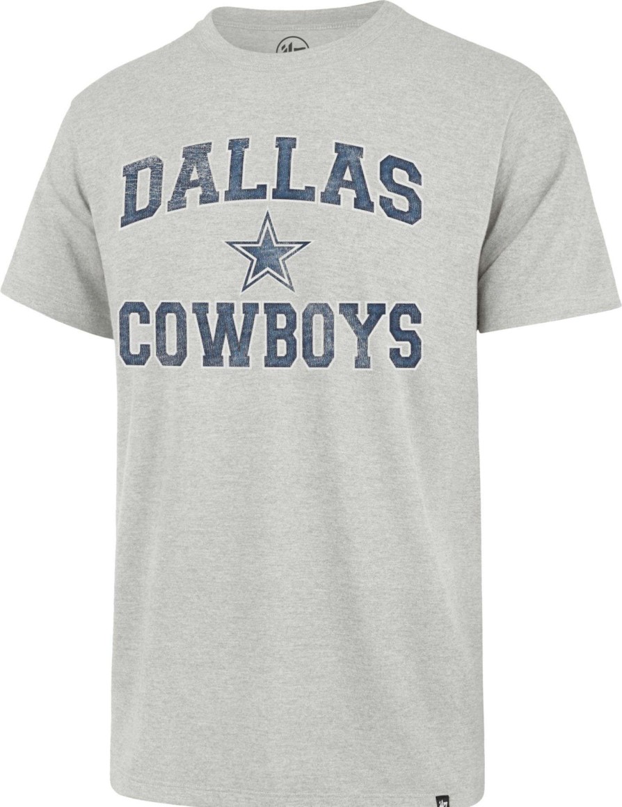 Shirts * | 47 Men'S Dallas Cowboys Arch Franklin Grey T-Shirt