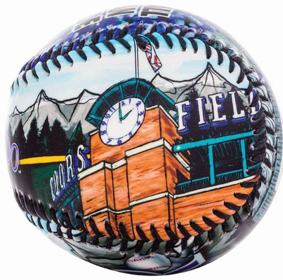 Baseballs * | Franklin Colorado Rockies Culture Baseball For Unisex