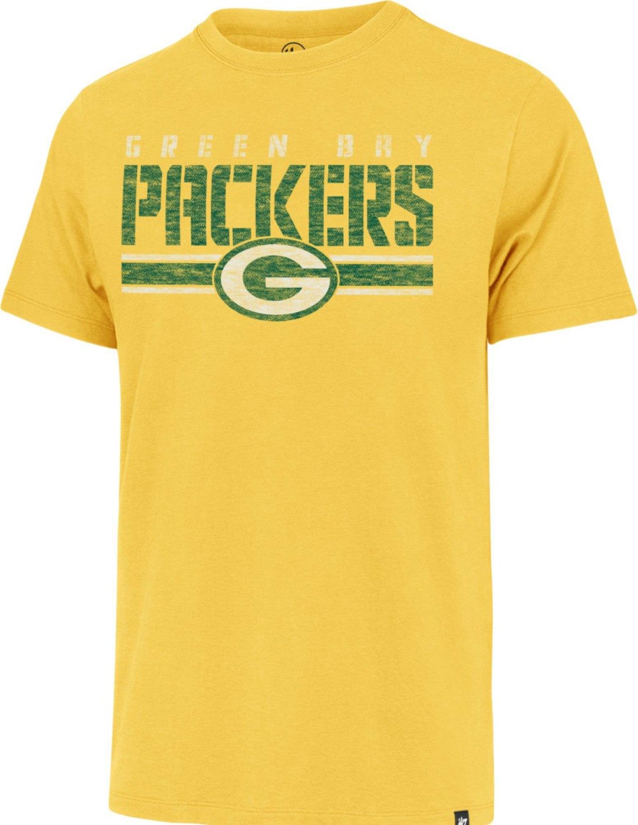 Shirts * | 47 Men'S Green Bay Packers Gold Franklin Stripe T-Shirt