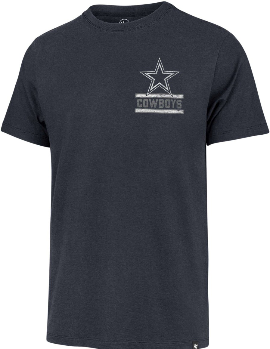 Shirts * | 47 Men'S Dallas Cowboys Open Field Franklin Navy T-Shirt