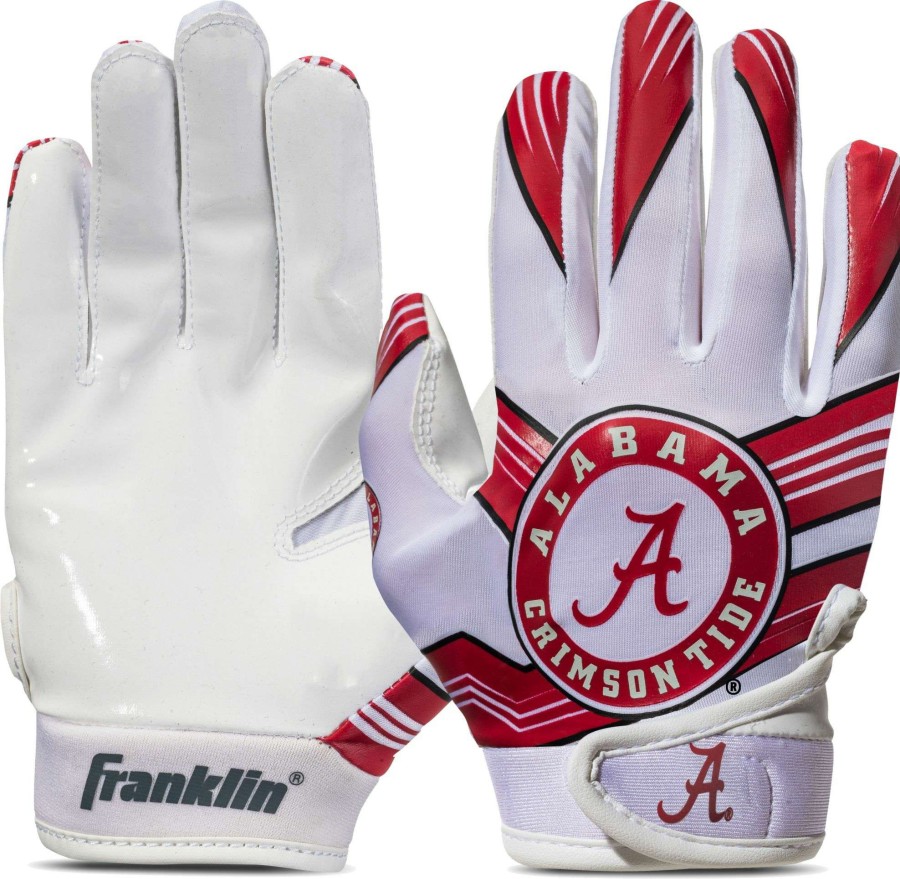 Gloves * | Franklin Youth Alabama Crimson Tide Receiver Gloves For Women