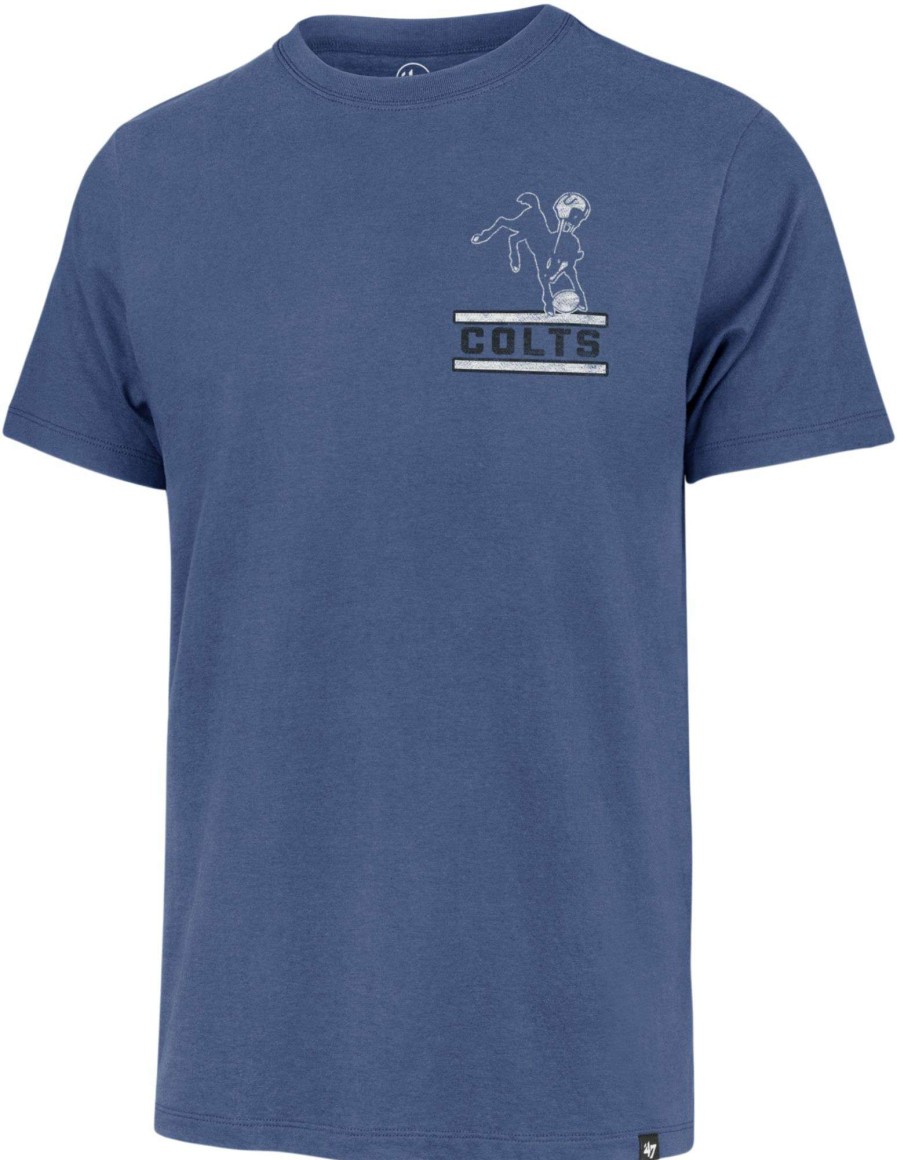 Shirts * | 47 Men'S Indianapolis Colts Open Field Franklin Blue T-Shirt