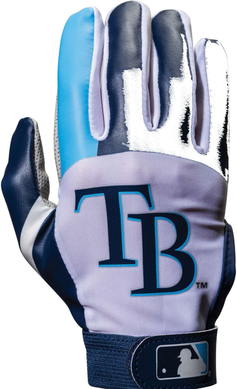 Gloves * | Franklin Tampa Bay Rays Youth Batting Gloves For Men