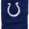 Body Bands * | Franklin Indianapolis Colts Embroidered Wristbands For Unisex