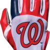 Gloves * | Franklin Washington Nationals Youth Batting Gloves For Men