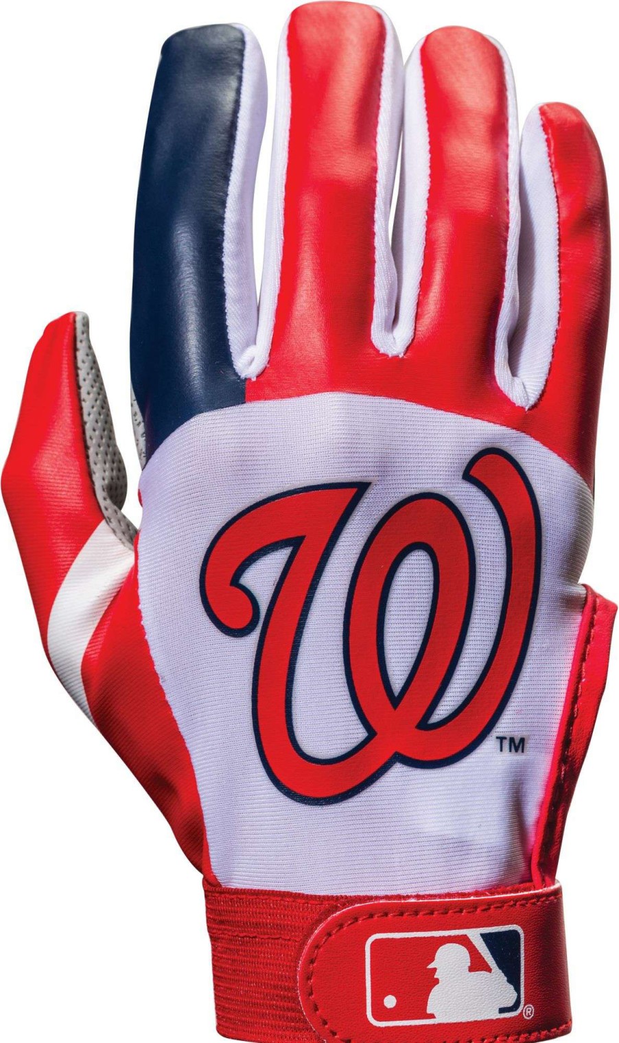 Gloves * | Franklin Washington Nationals Youth Batting Gloves For Men