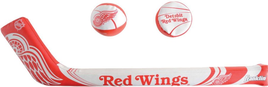 Mini HocBest Sets * | Franklin Detroit Red Wings Mini Hockey Set For Unisex