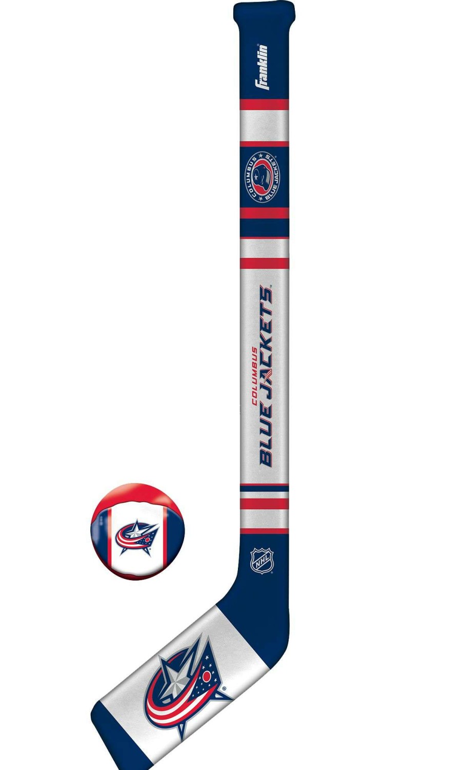 Mini HocHot Sets * | Franklin Columbus Blue Jackets Mini Hockey Set For Unisex