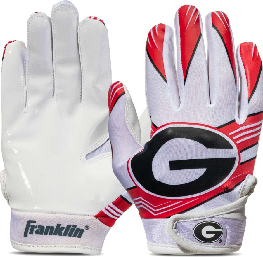 Gloves * | Franklin Youth Georgia Bulldogs Receiver Gloves For Women