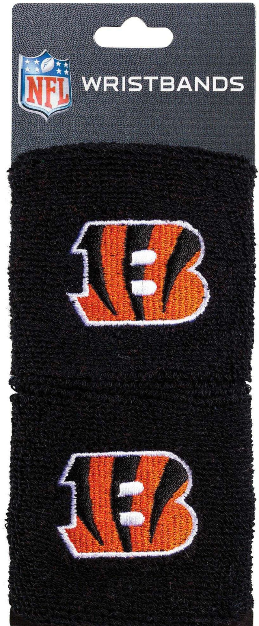 Body Bands * | Franklin Cincinnati Bengals Embroidered Wristbands For Unisex