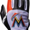 Gloves * | Franklin Miami Marlins Youth Batting Gloves For Men