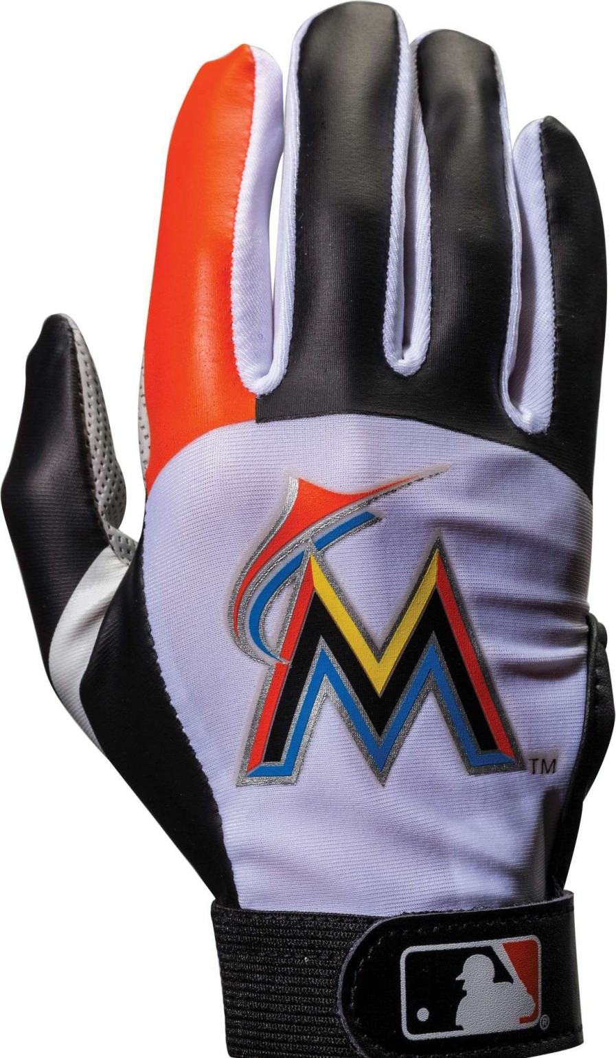 Gloves * | Franklin Miami Marlins Youth Batting Gloves For Men