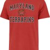 Shirts * | 47 '47 Men'S Maryland Terrapins Racer Red Union Arch Franklin T-Shirt