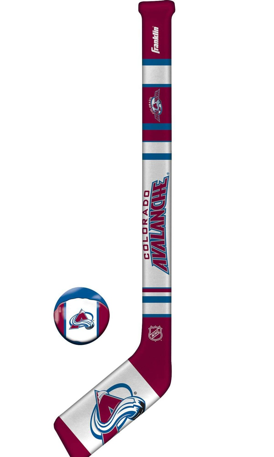 Mini HocBest Sets * | Franklin Colorado Avalanche Mini Hockey Set For Unisex