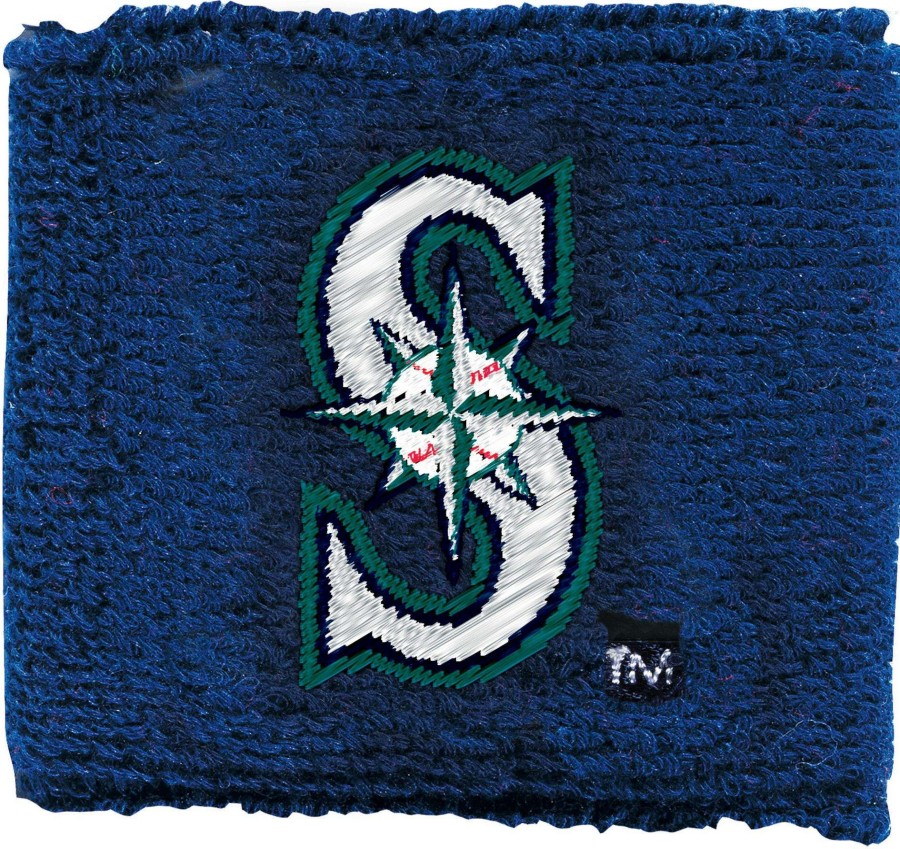 Body Bands * | Franklin Seattle Mariners Embroidered Wristbands For Unisex