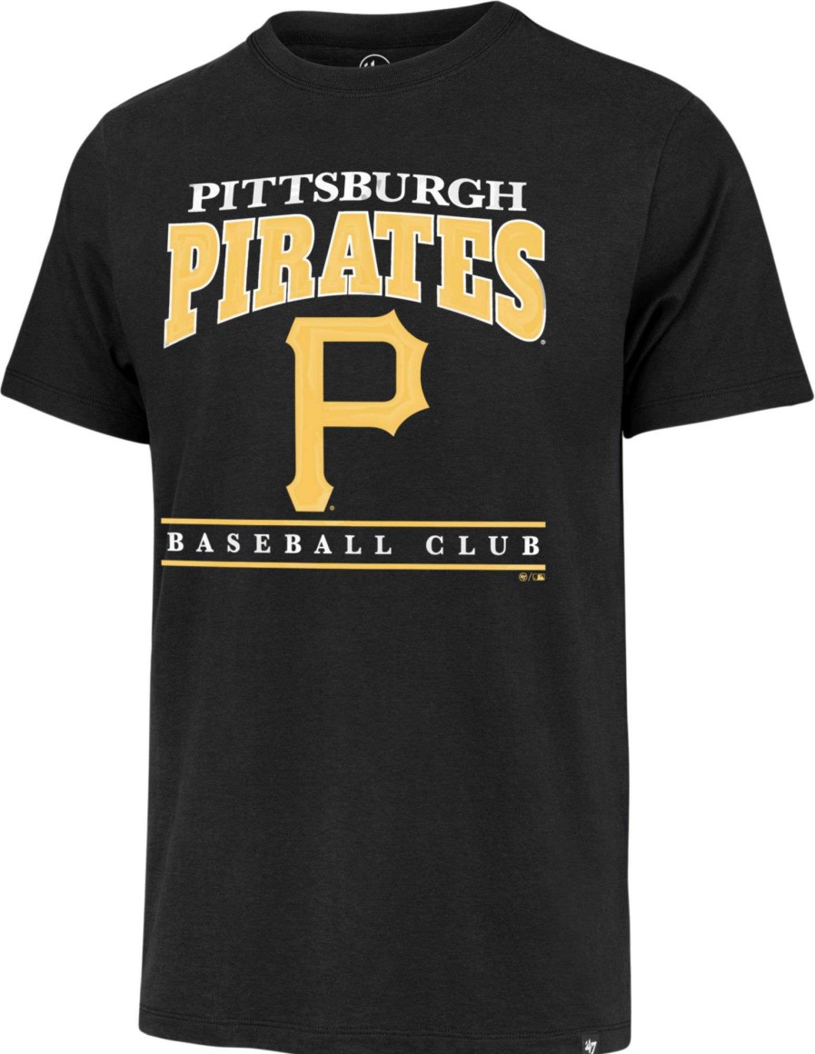 Shirts * | 47 Men'S Pittsburgh Pirates Black Reset Franklin T-Shirt