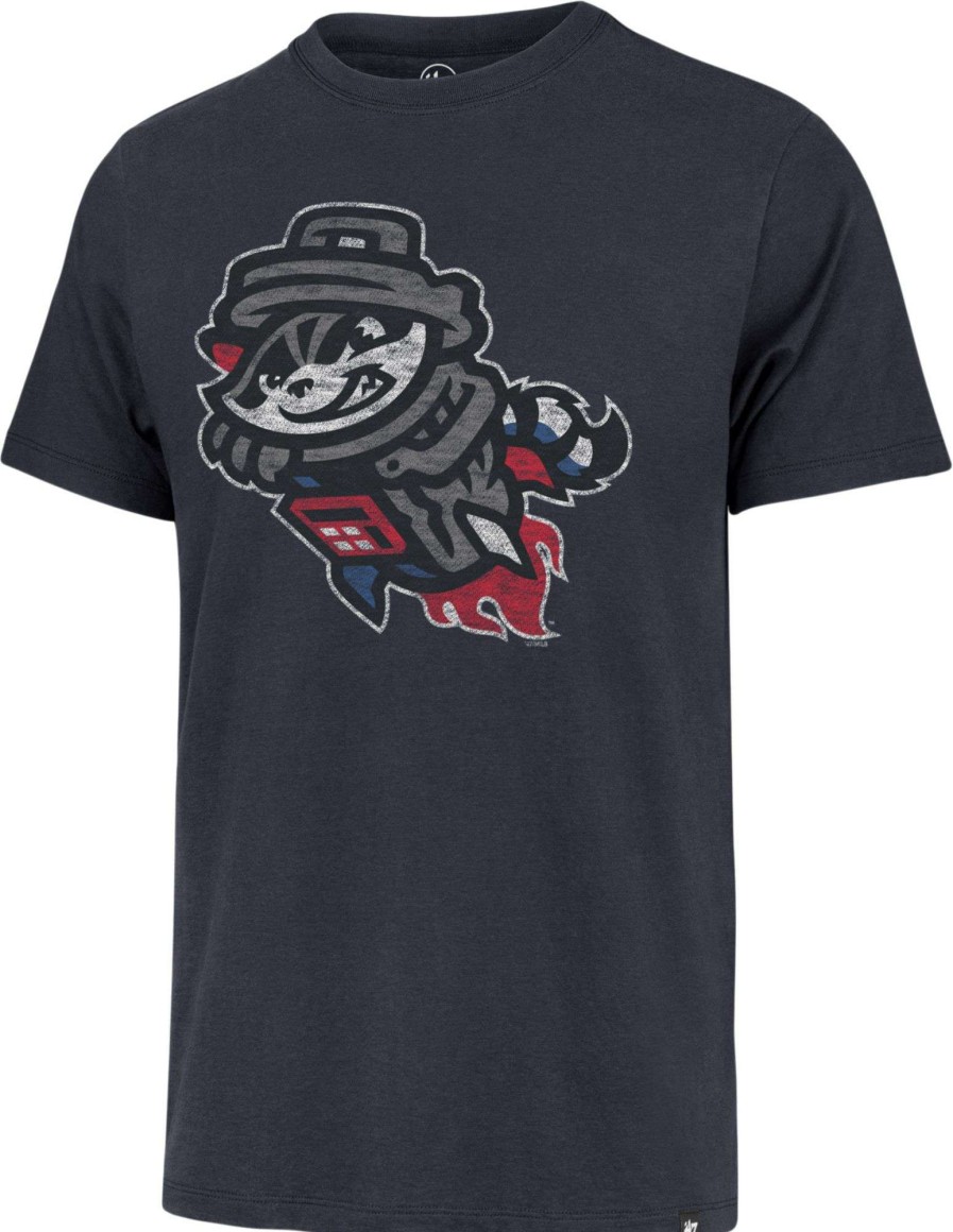 Shirts * | 47 '47 Men'S Rocket City Trash Pandas Blue Franklin T-Shirt