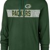 Shirts * | 47 Men'S Green Bay Packers Field Franklin Green Long Sleeve Hooded T-Shirt