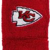 Body Bands * | Franklin Kansas City Chiefs Embroidered Wristbands For Unisex