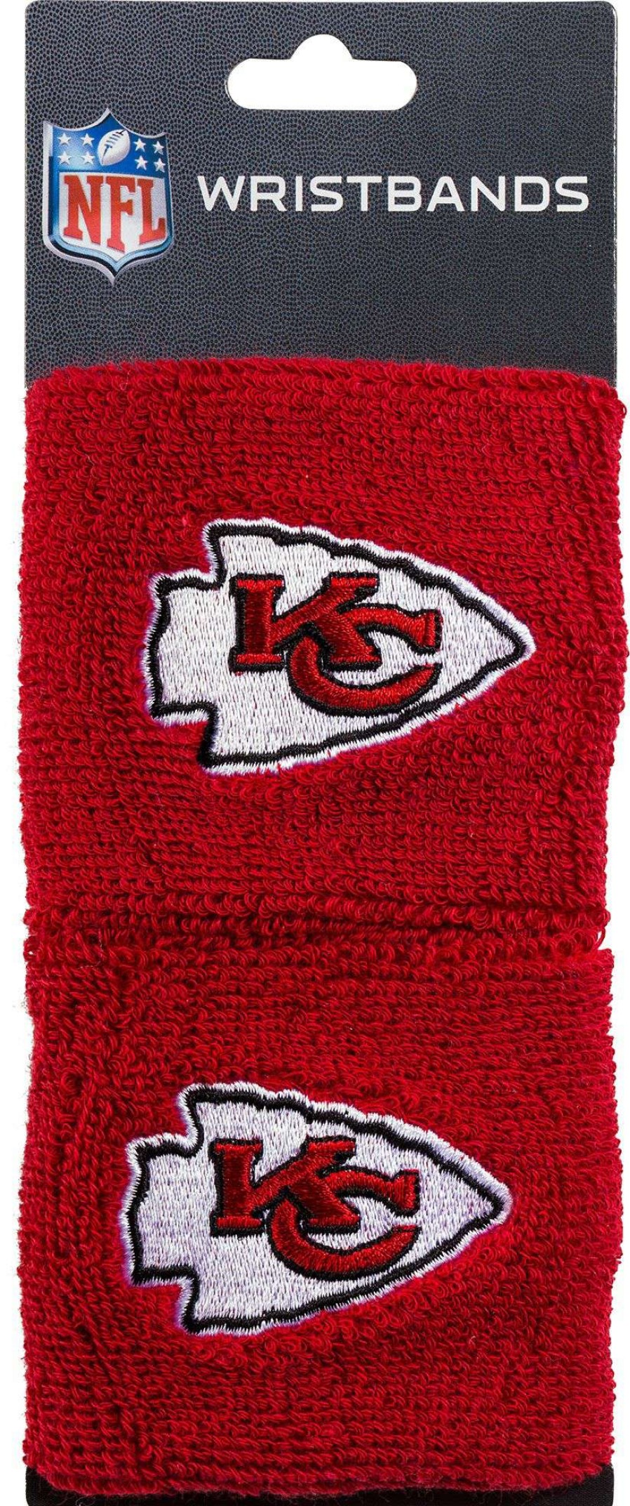 Body Bands * | Franklin Kansas City Chiefs Embroidered Wristbands For Unisex