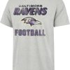 Shirts * | 47 Men'S Baltimore Ravens Dozer Franklin Grey T-Shirt