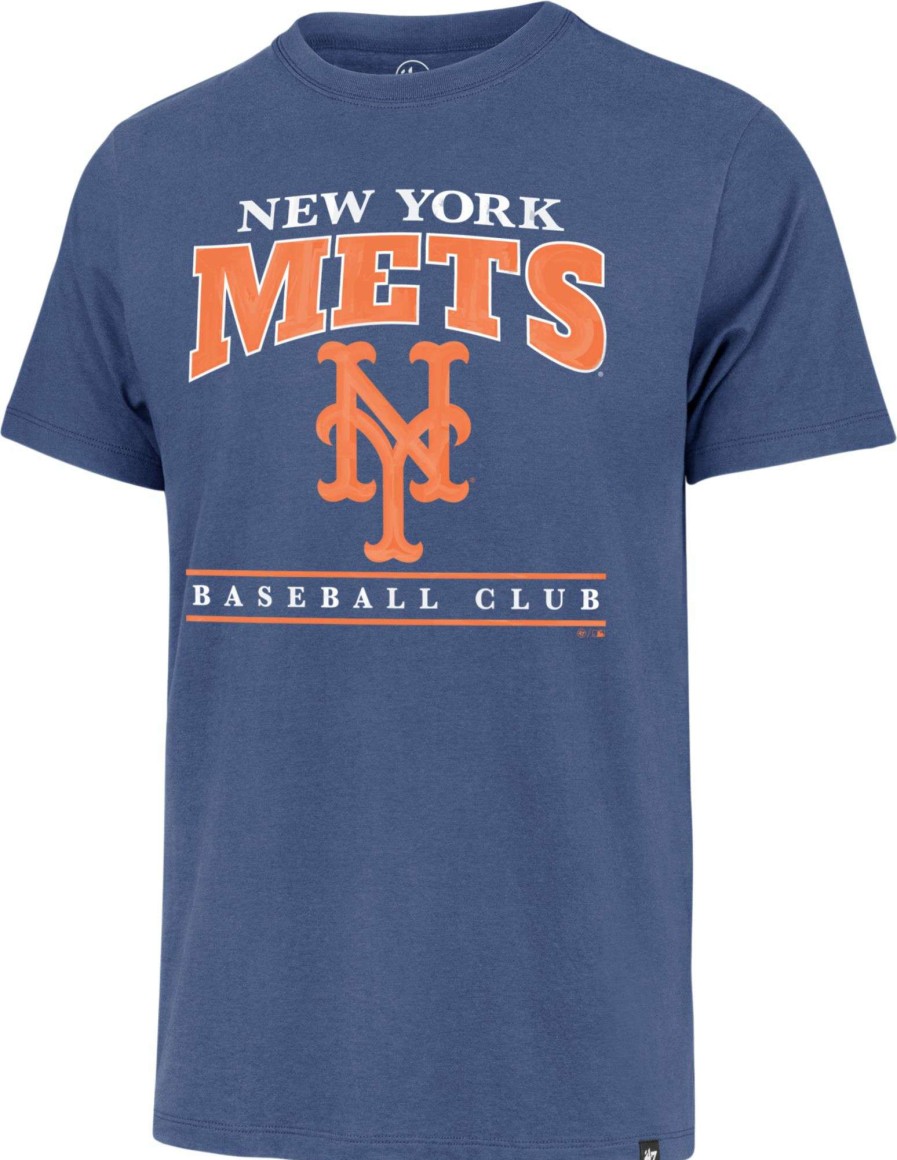 Shirts * | 47 Men'S New York Mets Blue Reset Franklin T-Shirt