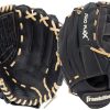 Baseball Gloves * | Franklin 12.5 Pro Flex Hybrid Series Glove For Unisex Black/Tan