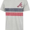 Shirts * | 47 Men'S Atlanta Braves Gray Bars Franklin T-Shirt