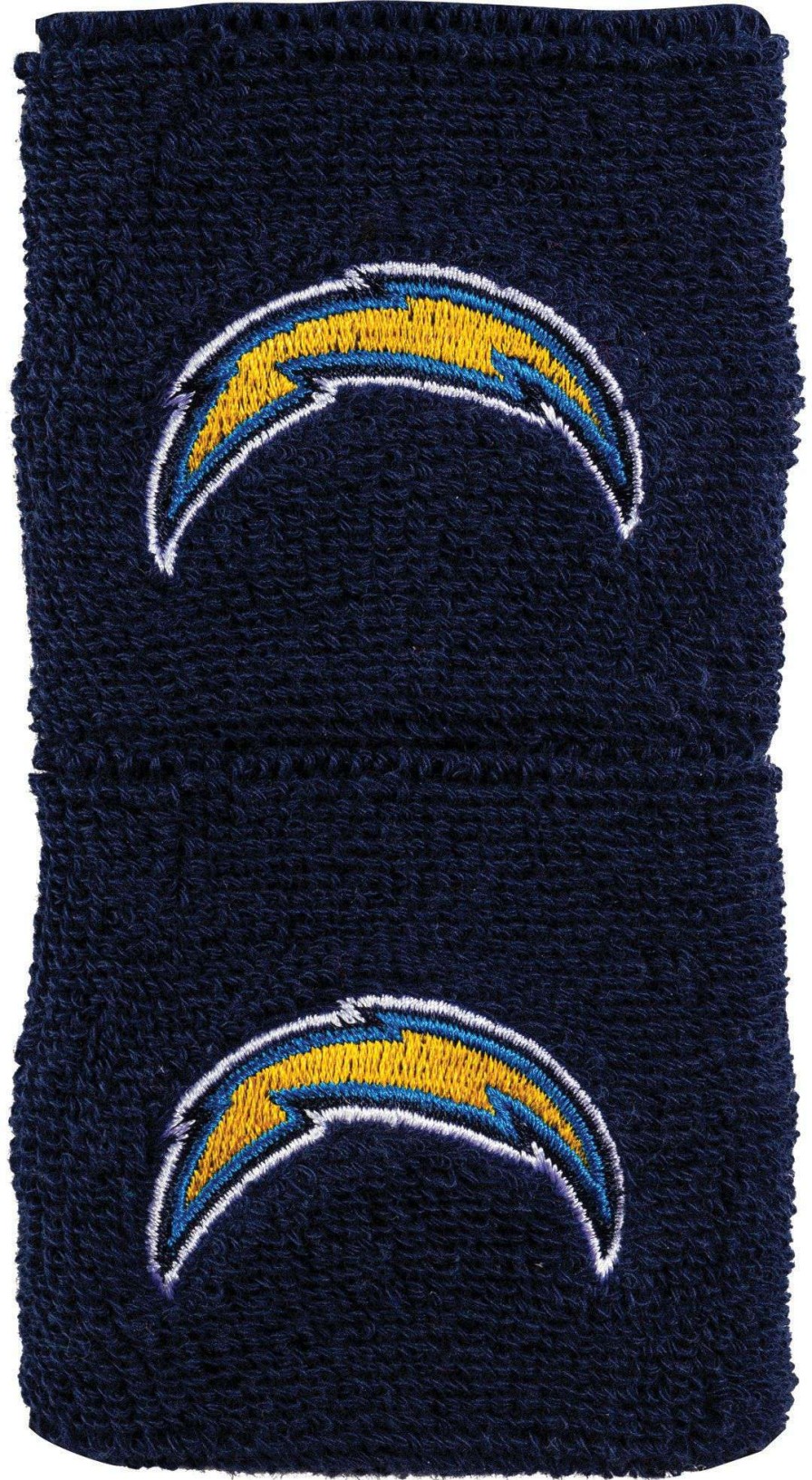 Body Bands * | Franklin Los Angeles Chargers Embroidered Wristbands For Unisex