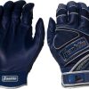 Batting Gloves * | Franklin Adult Powerstrap Chrome Batting Gloves For Men