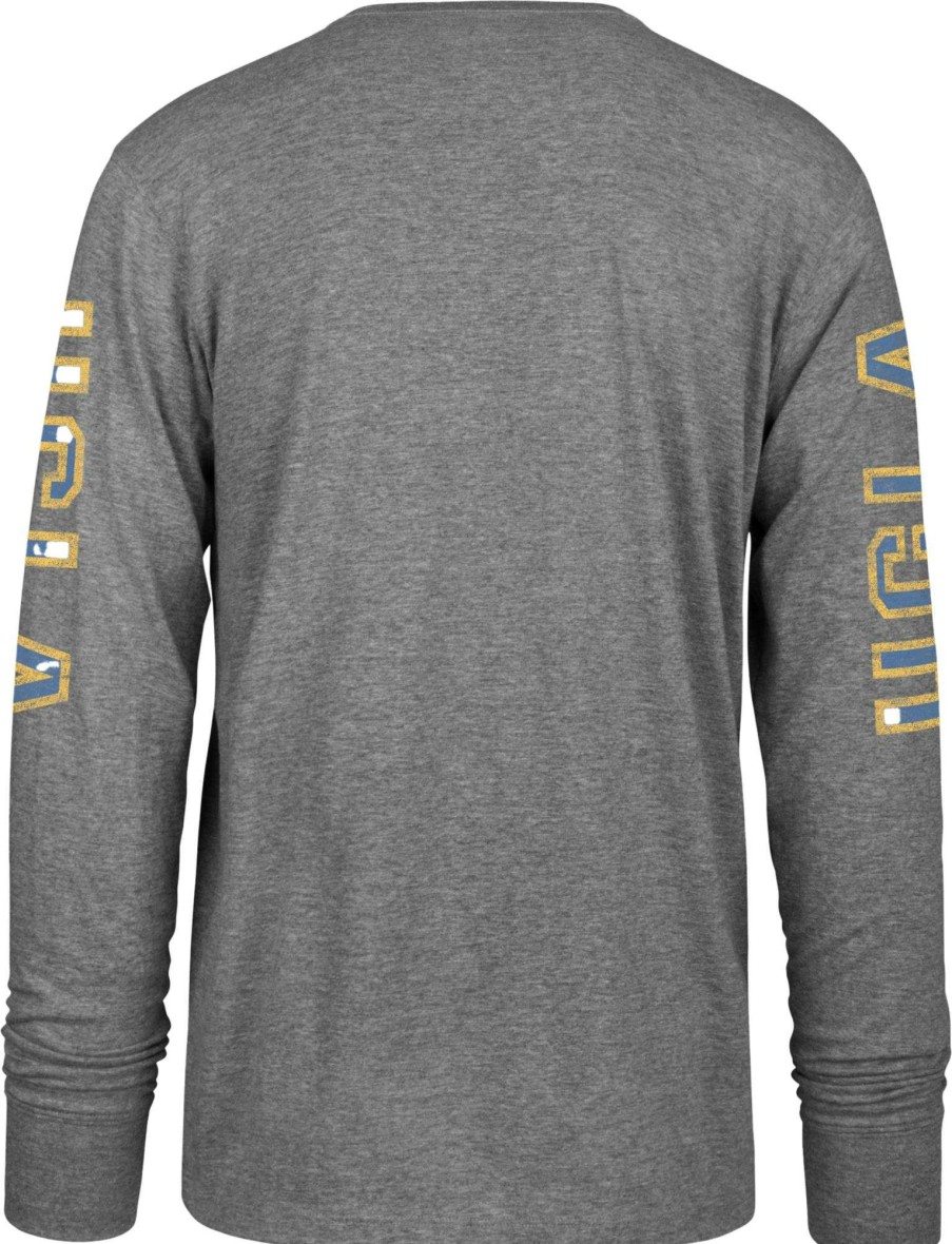 Shirts * | 47 '47 Men'S Ucla Bruins Grey Triple Threat Franklin Long Sleeve T-Shirt