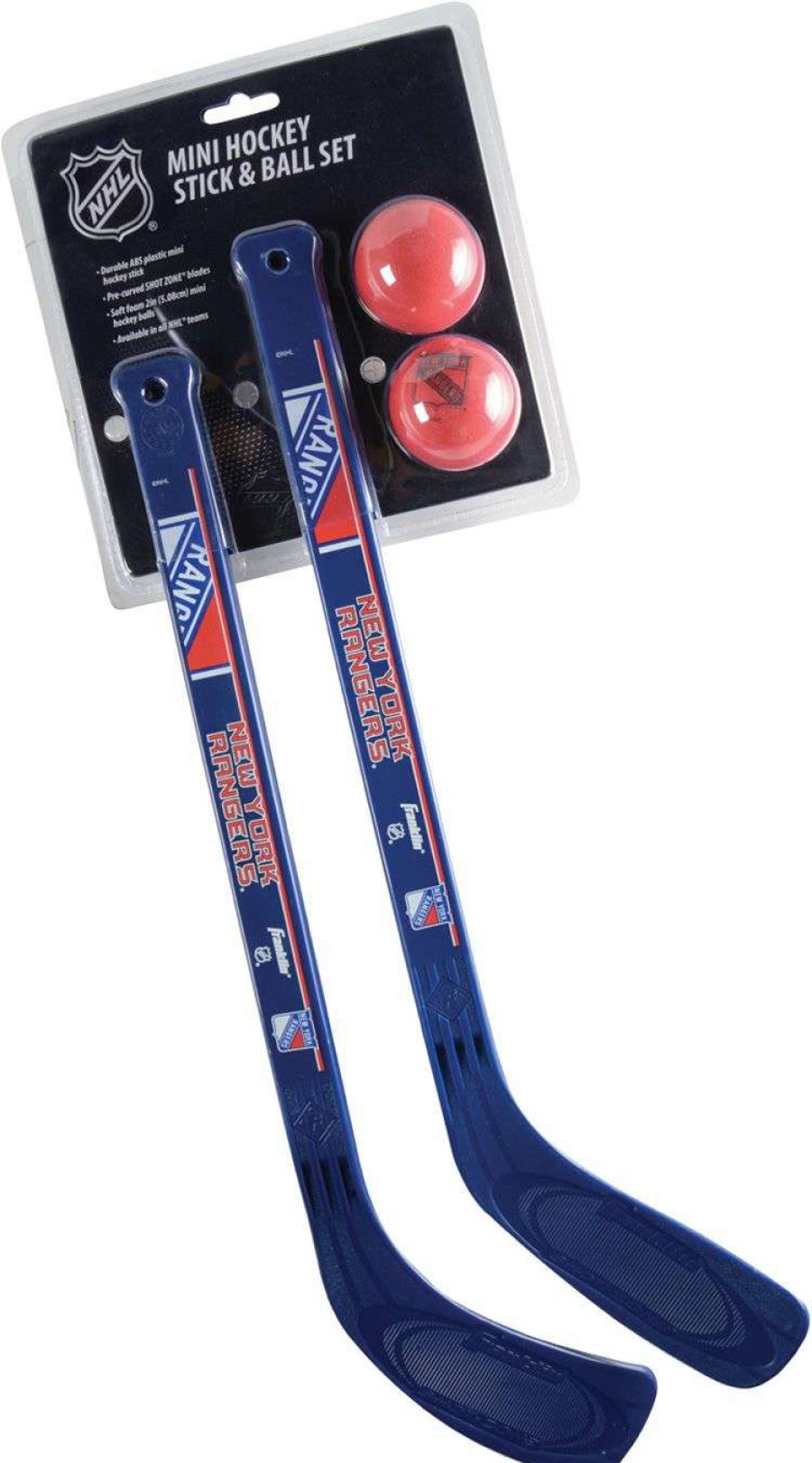 Mini HocNew Sets * | Franklin New York Rangers Mini Stick Set For Unisex